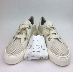 AGL Perforated Platform Sneaker sz 10